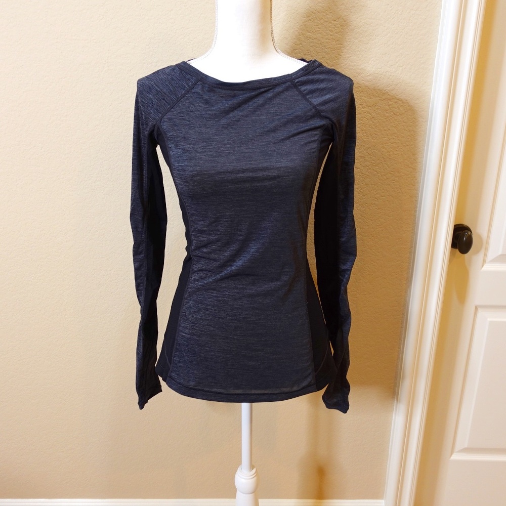 lululemon athletica Dark Gray Long Sleeve Top